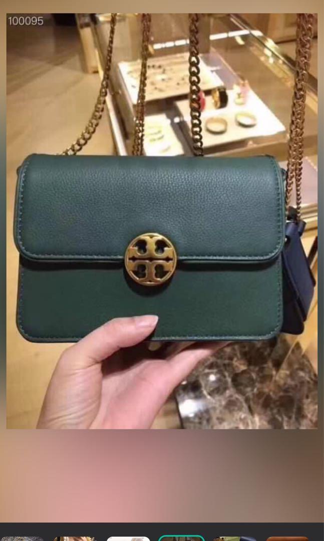 Tory burch chelsea green cheap