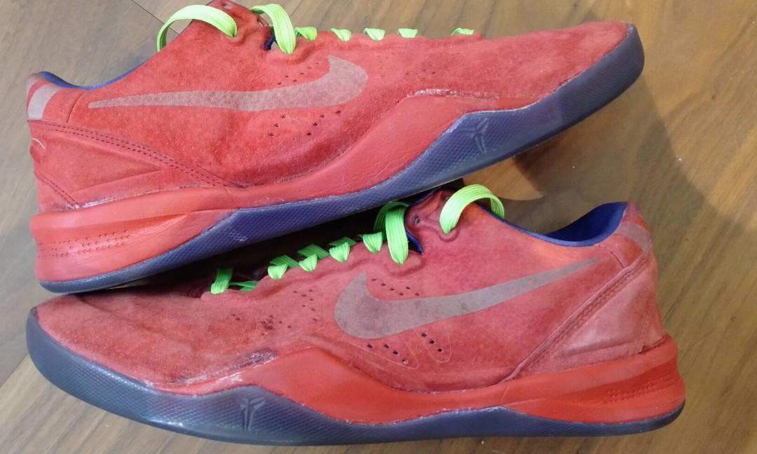kobe 8 red suede