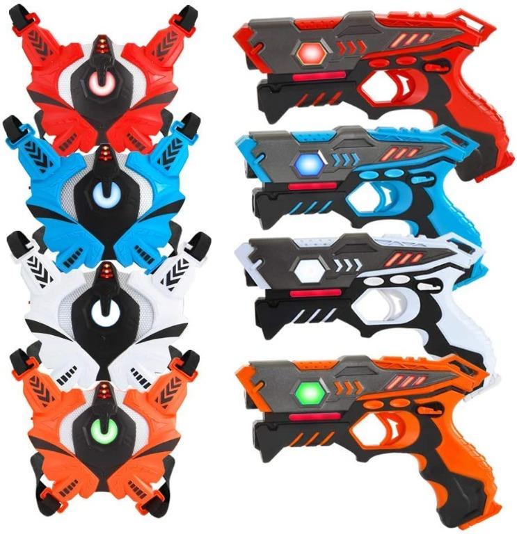 VATOS Infrared Laser Gun Game for Kids and Adults with Vests ...