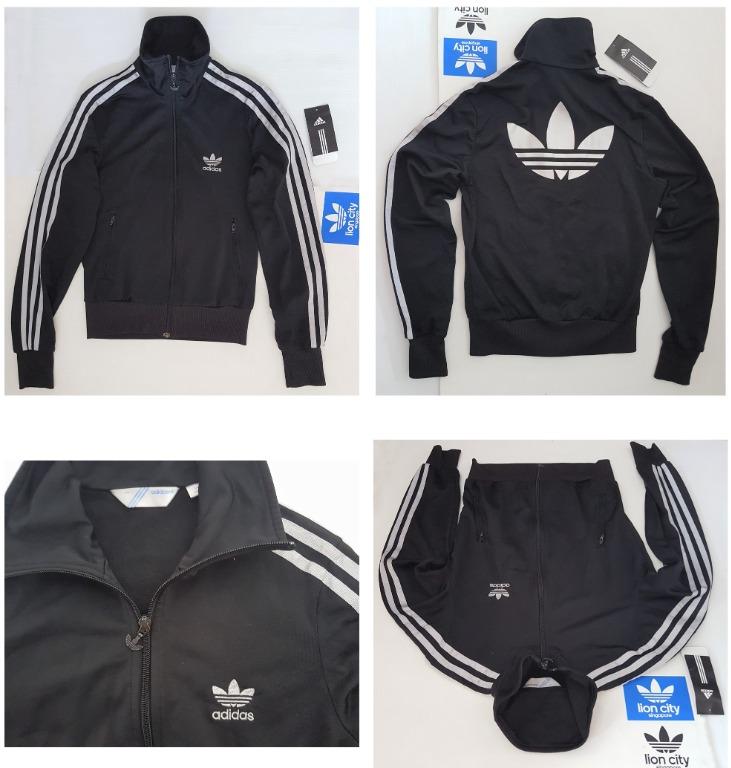 Adidas jacket with best sale adidas logo on back