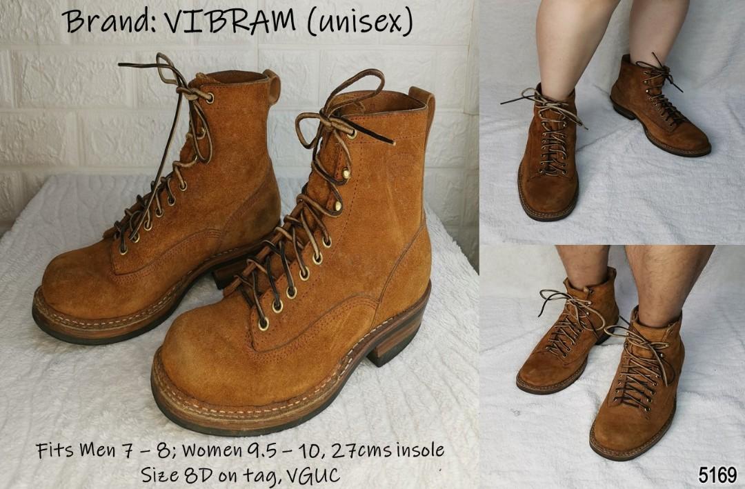 VIBRAM COMBAT BOOTS (UNISEX), Men's Fashion, Footwear, Boots on Carousell