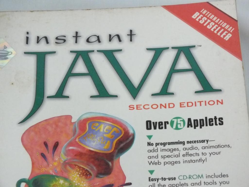 Vintage Book Collection Instant Java 2nd Edition By John A Pew Sun Microsystems Press Hobbies Toys Books Magazines Textbooks On Carousell