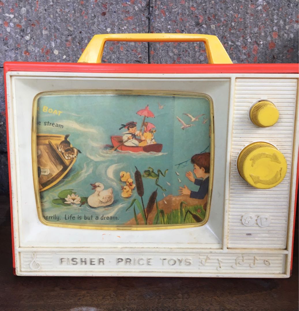 Fisher price 2025 wind up tv