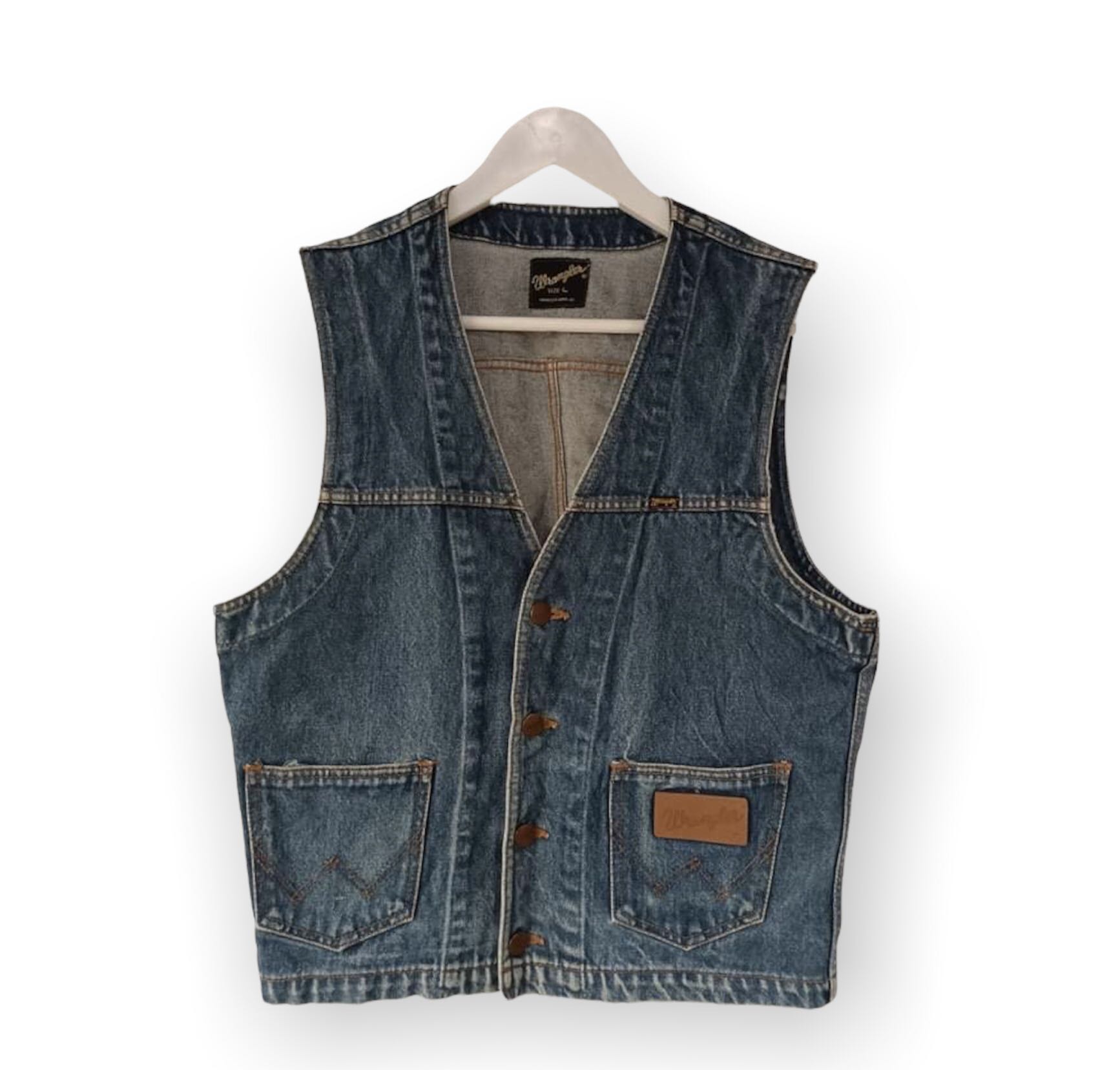 Vintage Wrangler Vest, Men's Fashion 