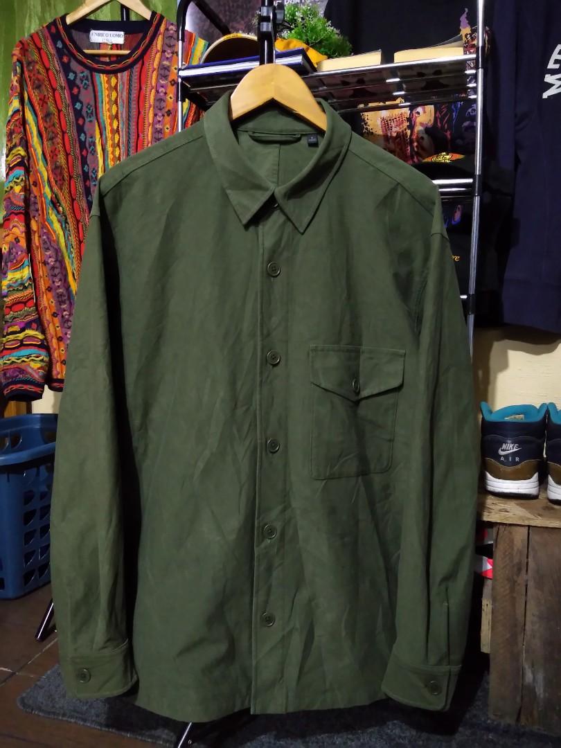 (XL) Uniqlo Overshirt Jacket, Men's Fashion, Coats, Jackets and ...