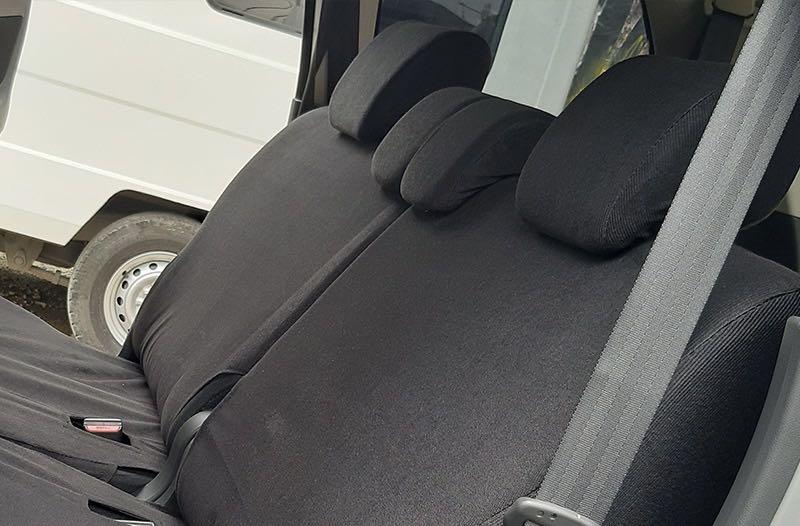 Xpander 2020 Car Seat Cover Set (Black Curdoroy Fabric), Car Parts