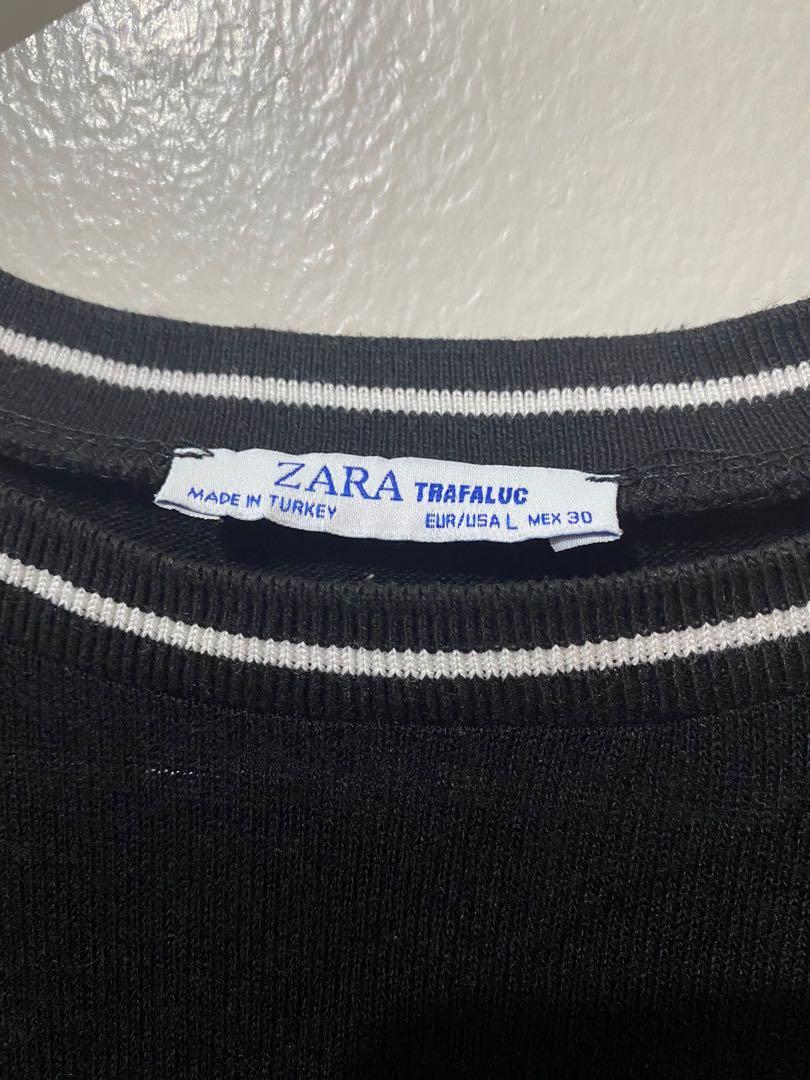 Zara Light Knitted Black Shirt (Category: Shirts) located in Quezon City. Submitted by declutterwithmina (Listing ID 1158638279, Image 3). Description: Mode of Payment: > BDO > GCash > COD Message me for queries! 😊.