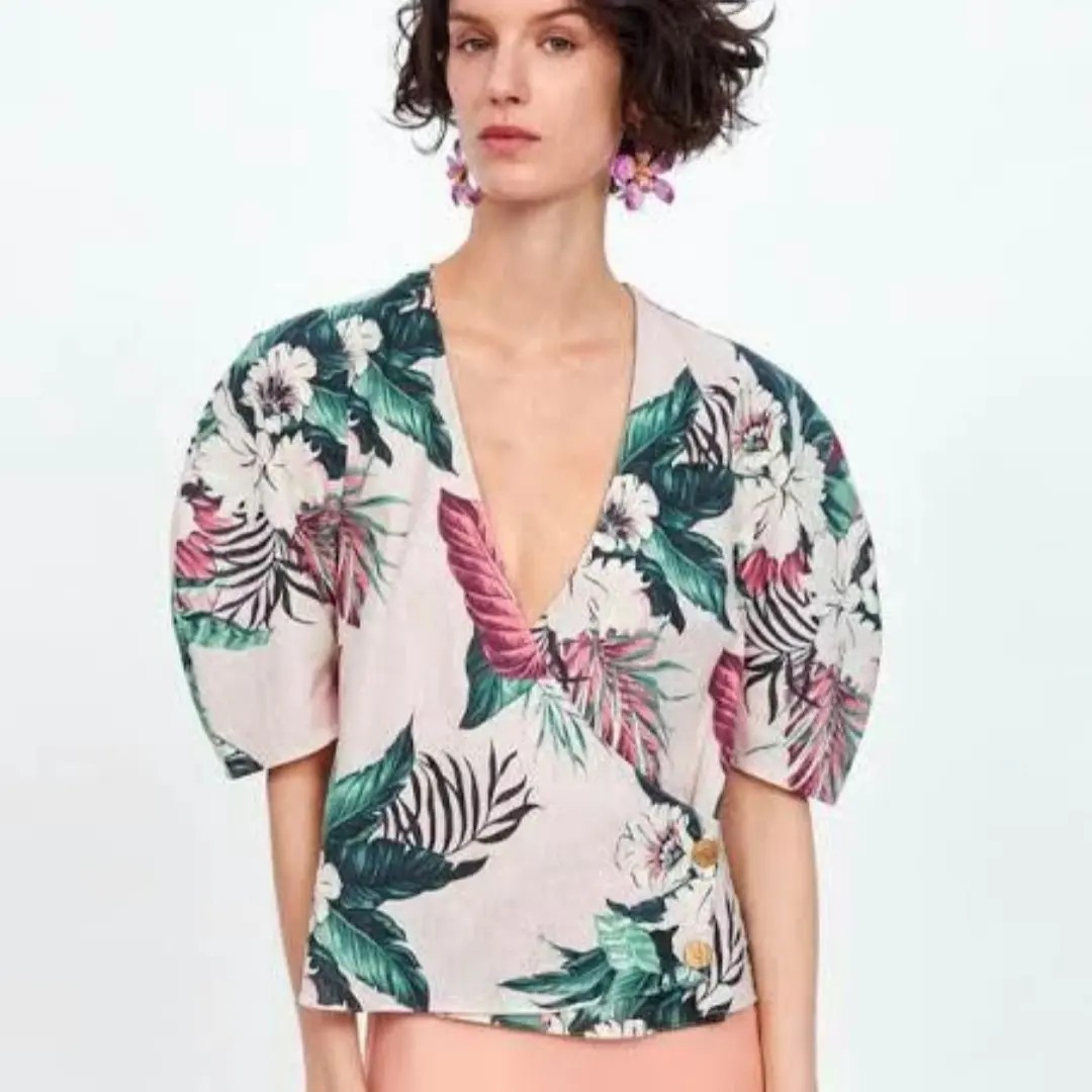 Zara tropical top