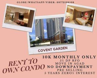 1BR Cheapest 10k Monthly MANILA CONDO RENT TO OWN MOVEIN NO DP COVENT PRESELLING ORTIGAS TAFT CUBAO SM STAMESA ROBINSON MAGNOLIA