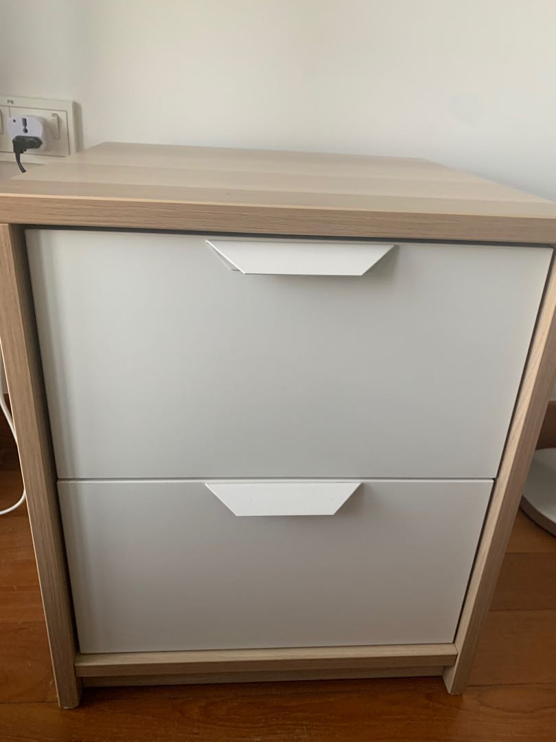 2 IKEA Bedside Tables, Furniture & Home Living, Furniture, Shelves