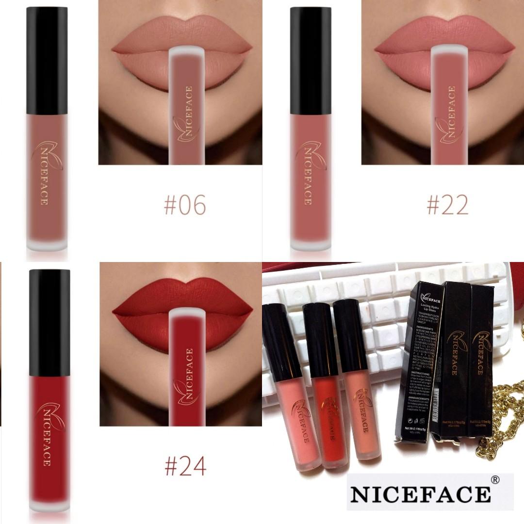 💯 Authentic/Original NICEFACE Lasting Hydra Lip Gloss, Beauty & Personal  Care, Face, Makeup on Carousell