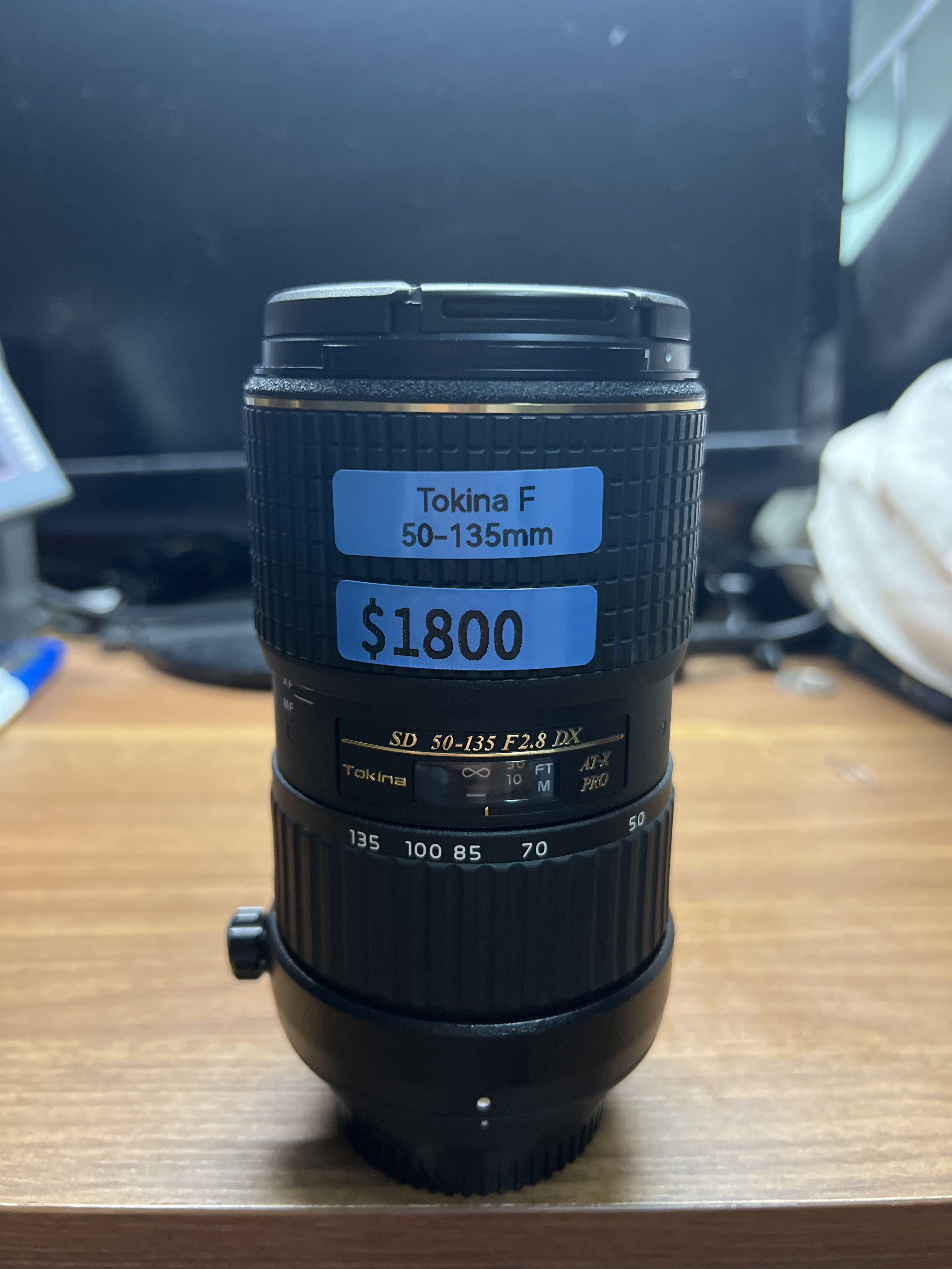 特賣tokina 50 135mm F2 8 Nikon F Mount 攝影器材 鏡頭及裝備 Carousell