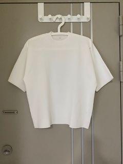 無印良品 米蘭諾針織上衣/白XS-S