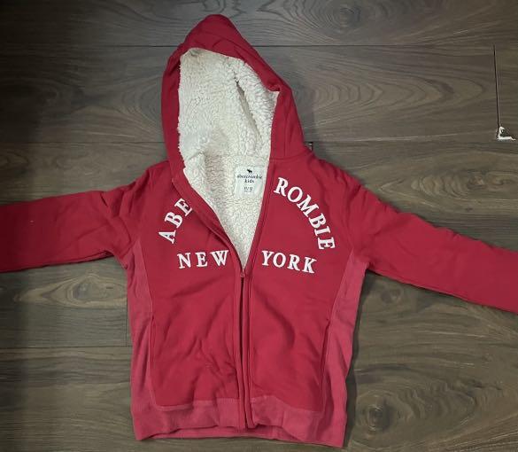 Red cheap abercrombie sweater