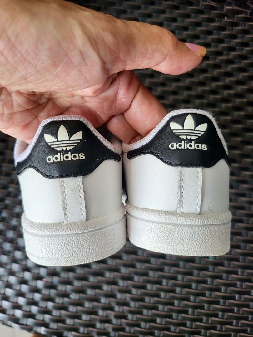 Childrens adidas discount superstar velcro