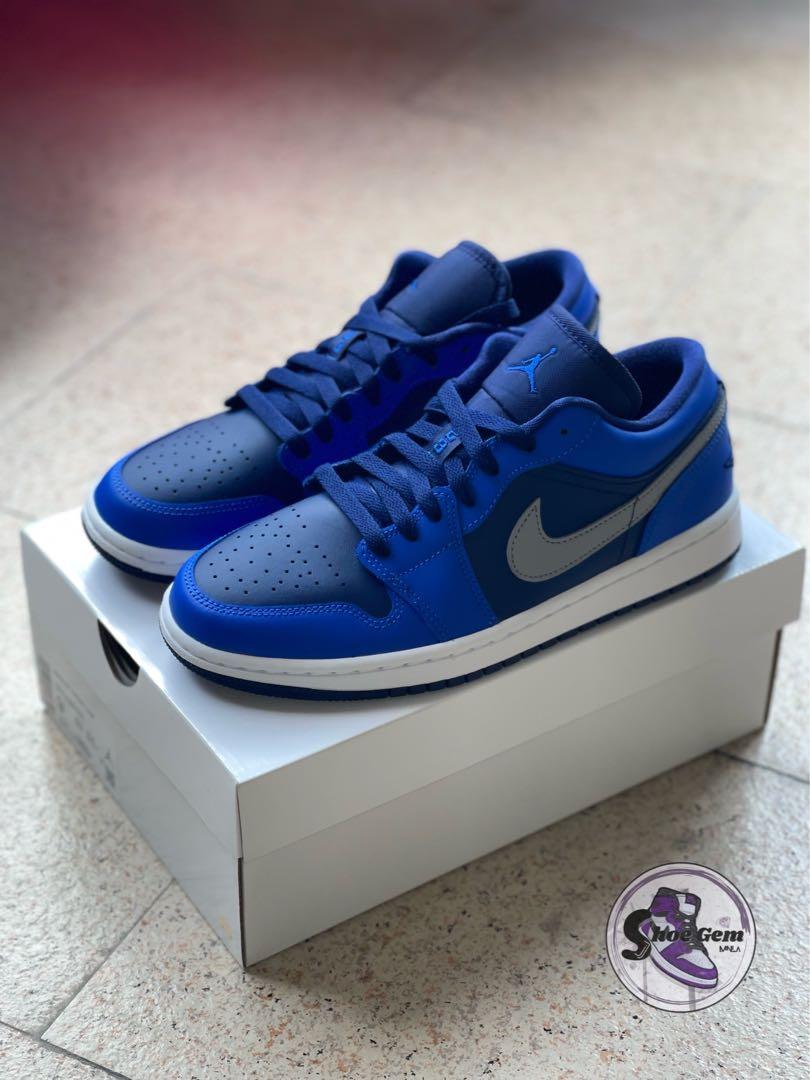 Air Jordan 1 Low “Game Royal”, Men's Fashion, Footwear, Sneakers on  Carousell
