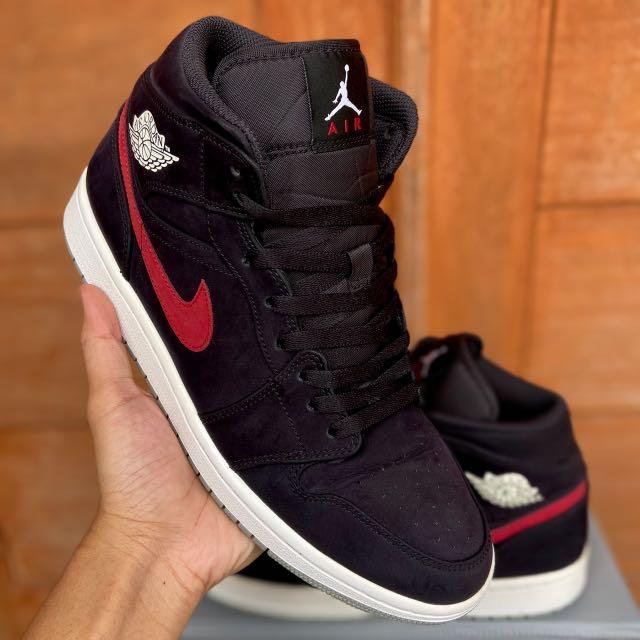 Air Jordan 1 Mid Multi Color Swoosh 