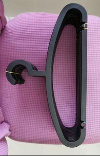 All black IKEA hangers (total 18pcs) - Do read description before chatting