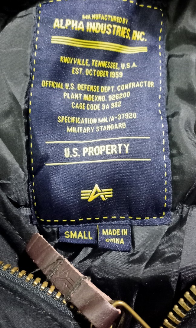 Alpha industries store made in