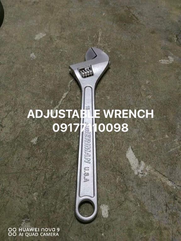 Ameriman Adjustable Wrench (Category: Construction Tools & Equipment) located in Manila. Submitted by joeyroque09 (Listing ID 1163524540, Image 3). Description: TAKEZO INDUSTRIAL SUPPLY Location: Mayhaligue St. Abad Santos, Manila Waze: Takezo Industrial Supply (Tondo, Manila) Land mark: Uno High School Tabon 1, Centennial Road, Kawit, Cavite Land mark: Phoenix Gas Station near Mana Mall VISIT OUR WEBSITE: www.takezoindustrial.com.