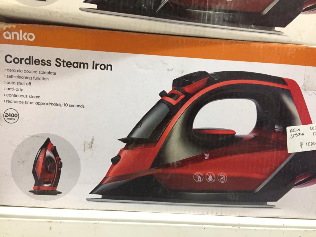 Cordless store iron kmart
