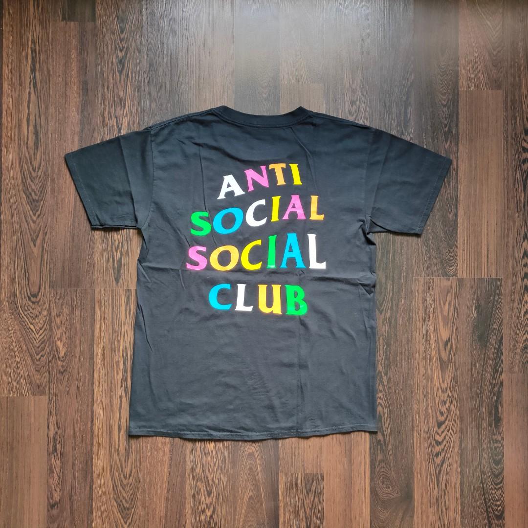 ANTI SOCIAL CLUB RAINBOW SHIRT Frenzy Collaboration Tee
