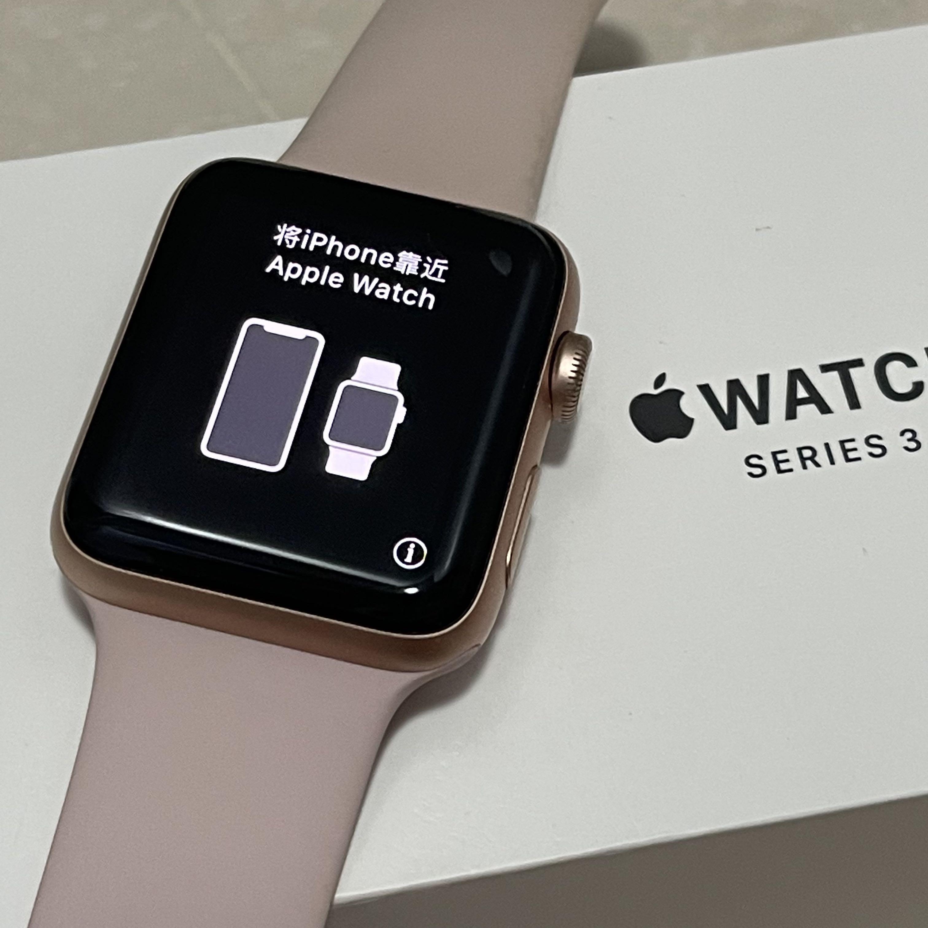 Apple watch series store 3 38mm pink sand