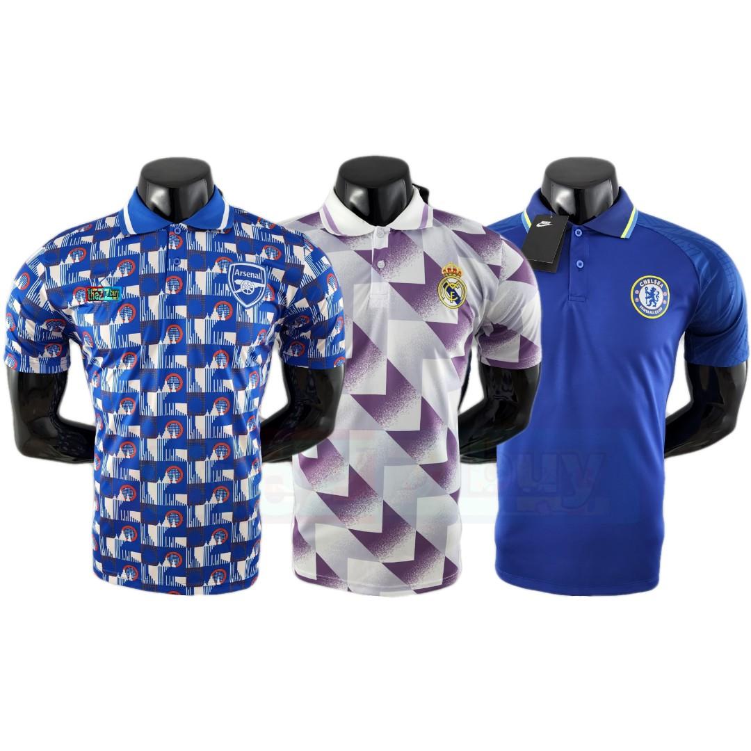 Arsenal Real madrid Chelsea Polo t-shirt 2022 Football Jersey Soccer Jersey t-shirt (Category: Tshirts & Polo Shirts) located in Singapore. Submitted by thezzbuy (Listing ID 1163622482, Image 1). Description: Pre-order item. Once confirm the order, we'll deliver in ur address with in 5-10 working day's. Average delivery time 7-8 day's. Payment method: - PayLah - PayNow - Bank transfer You can pay via anyone..