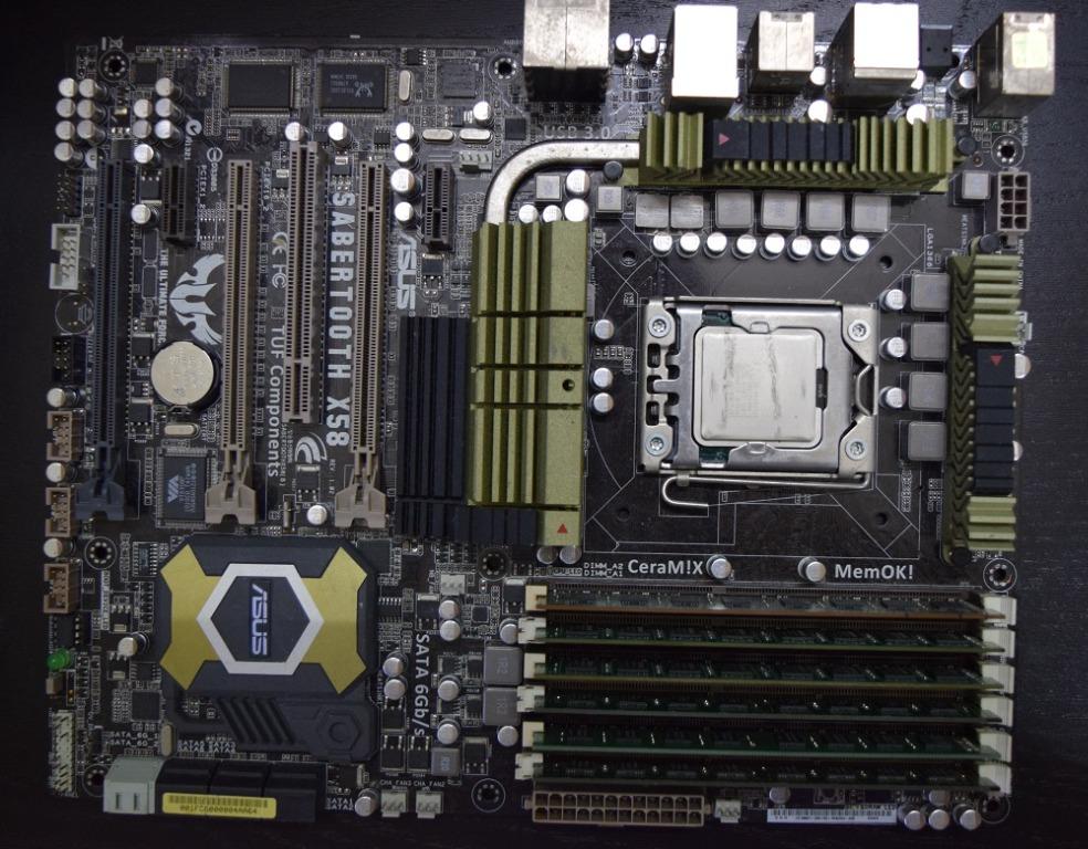 Sabertooth x58 shop motherboard