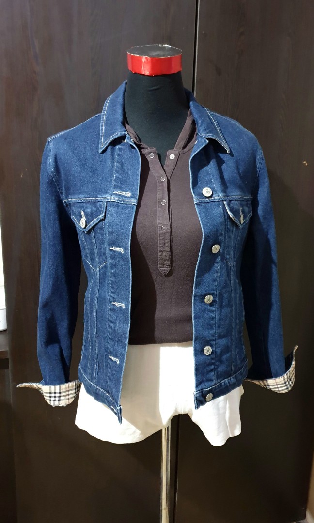 Authentic Burberry Denim Jacket, Women 