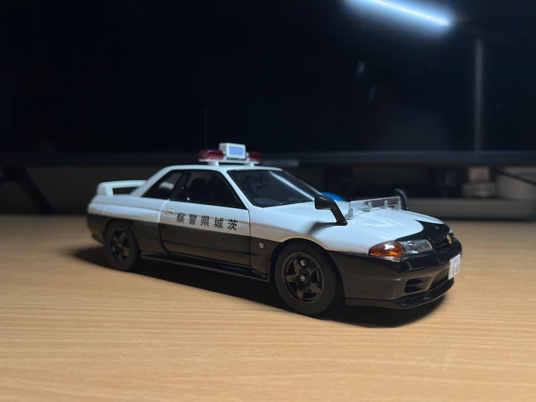 Autoart Nissan Skyline GTR R32 Police Car, (Ibaraki-Kenkei