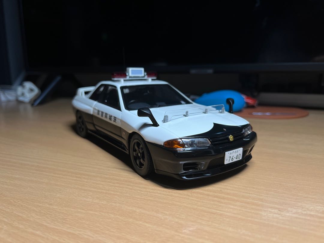 Autoart Nissan Skyline GTR R32 Police Car, (Ibaraki-Kenkei