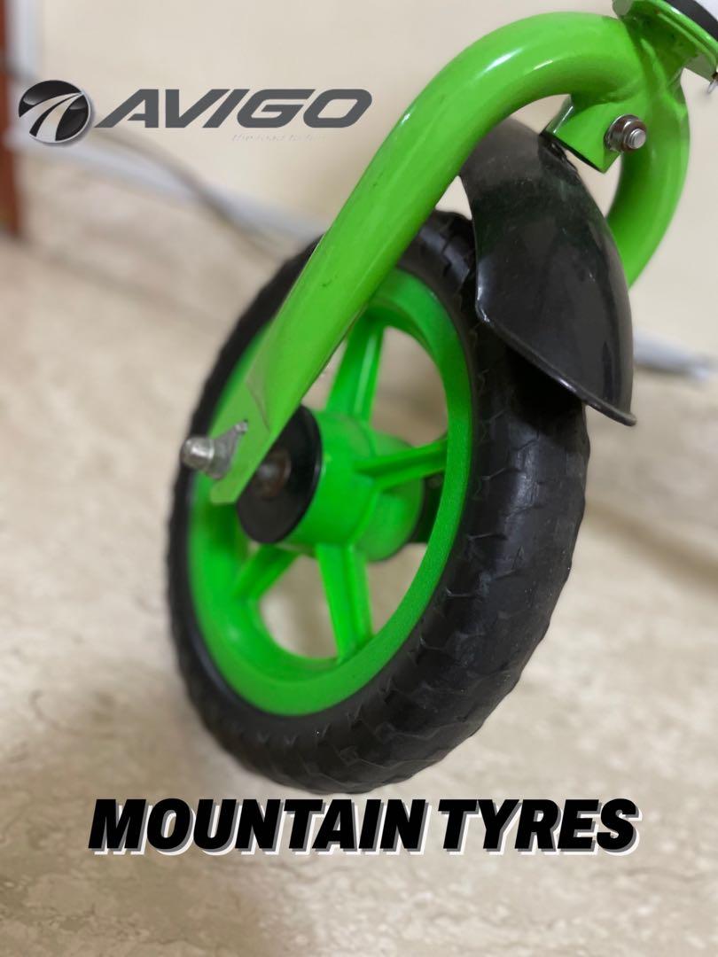 Avigo Cruiser Striding Bicycle, spectacular green and white colour, Sports Equipment, Bicycles