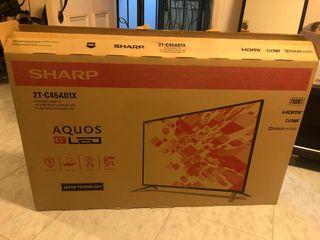 TV LED 45” Full HD Sharp 2T-C45AD1X barely used