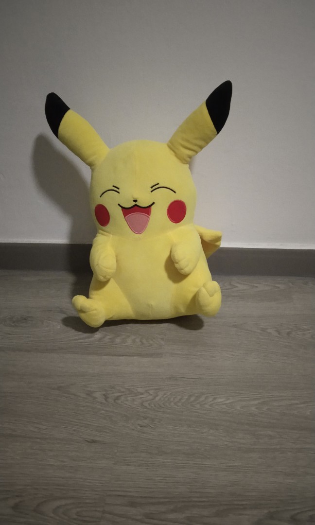 a pikachu stuffed animal