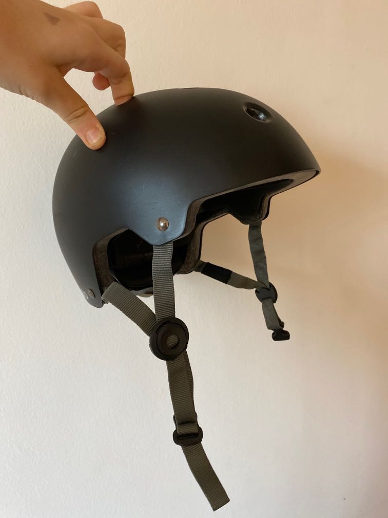 bike black helmet