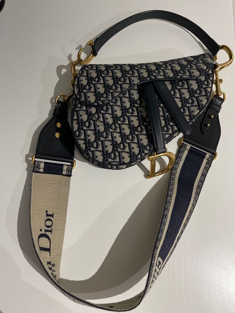 dior saddle bag jacquard strap｜TikTok Search