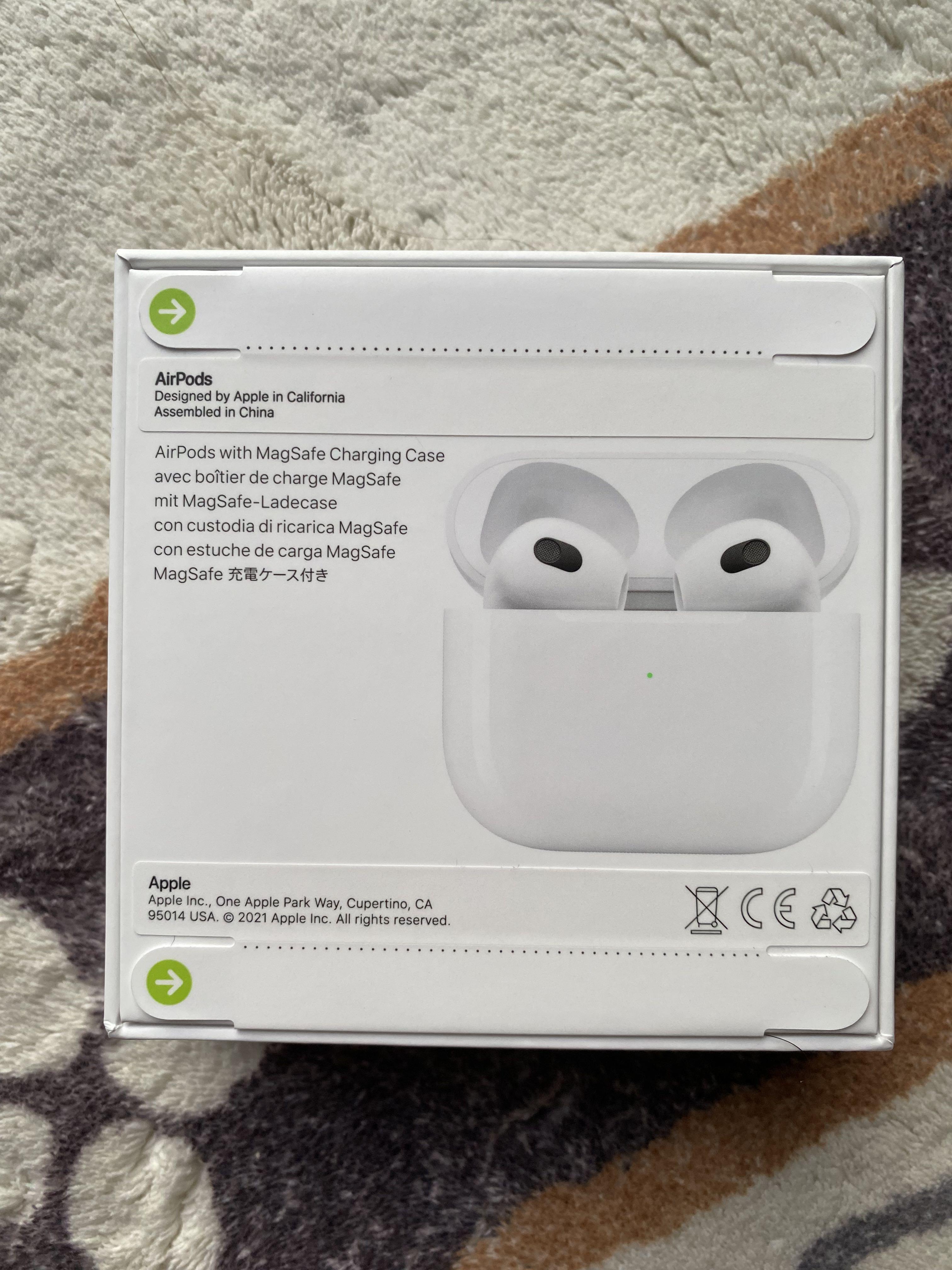 Authentic apple outlet airpods box
