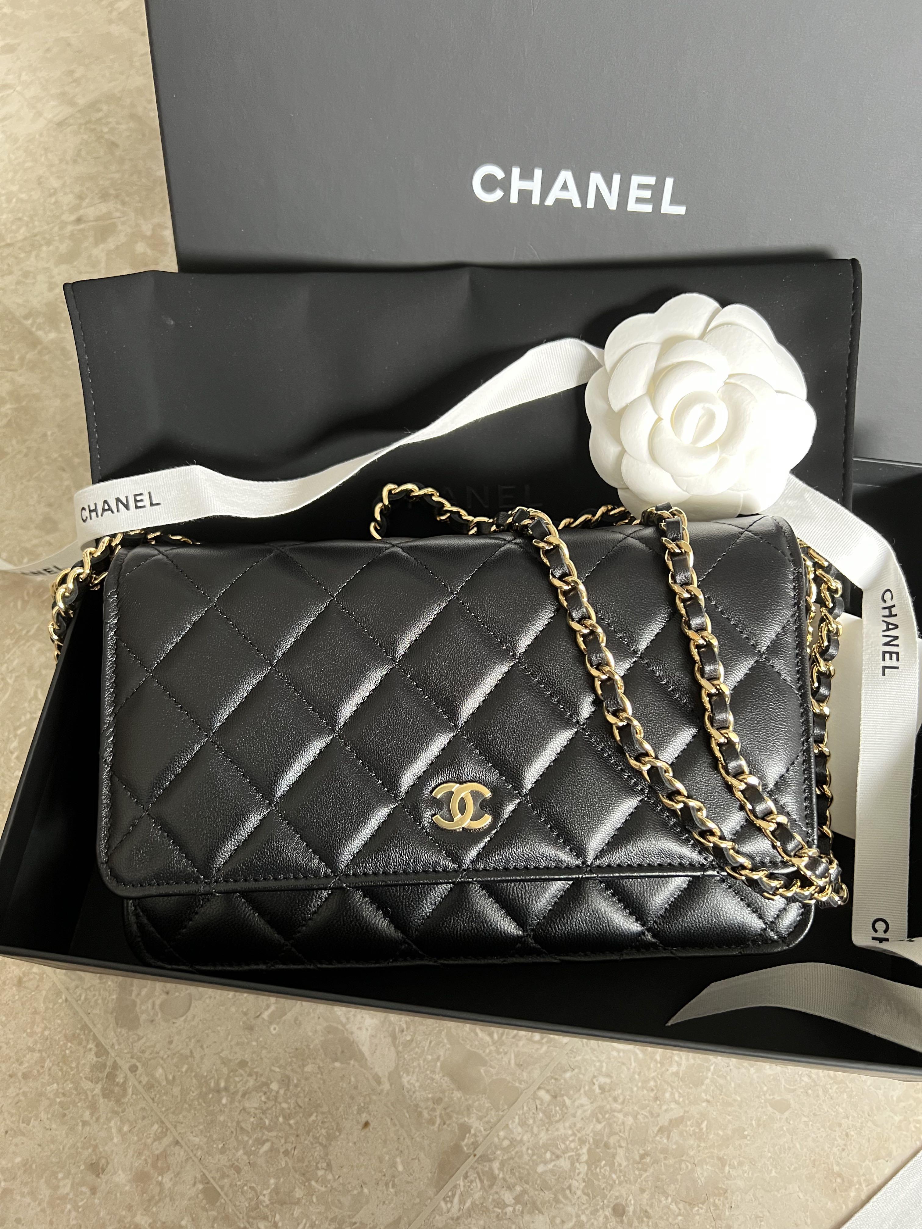 Chanel woc lambskin gold hardware cheap