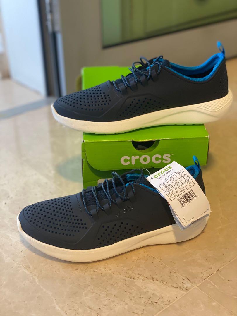 Boys Croc Literide Pacer Sneakers J6 Babies Kids Babies Kids Fashion on Carousell