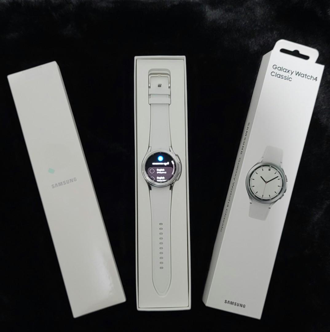 BRAND NEW Samsung Galaxy Watch Classic 42mm (Silver/White), Mobile Phones   Gadgets, Wearables  Smart Watches on Carousell