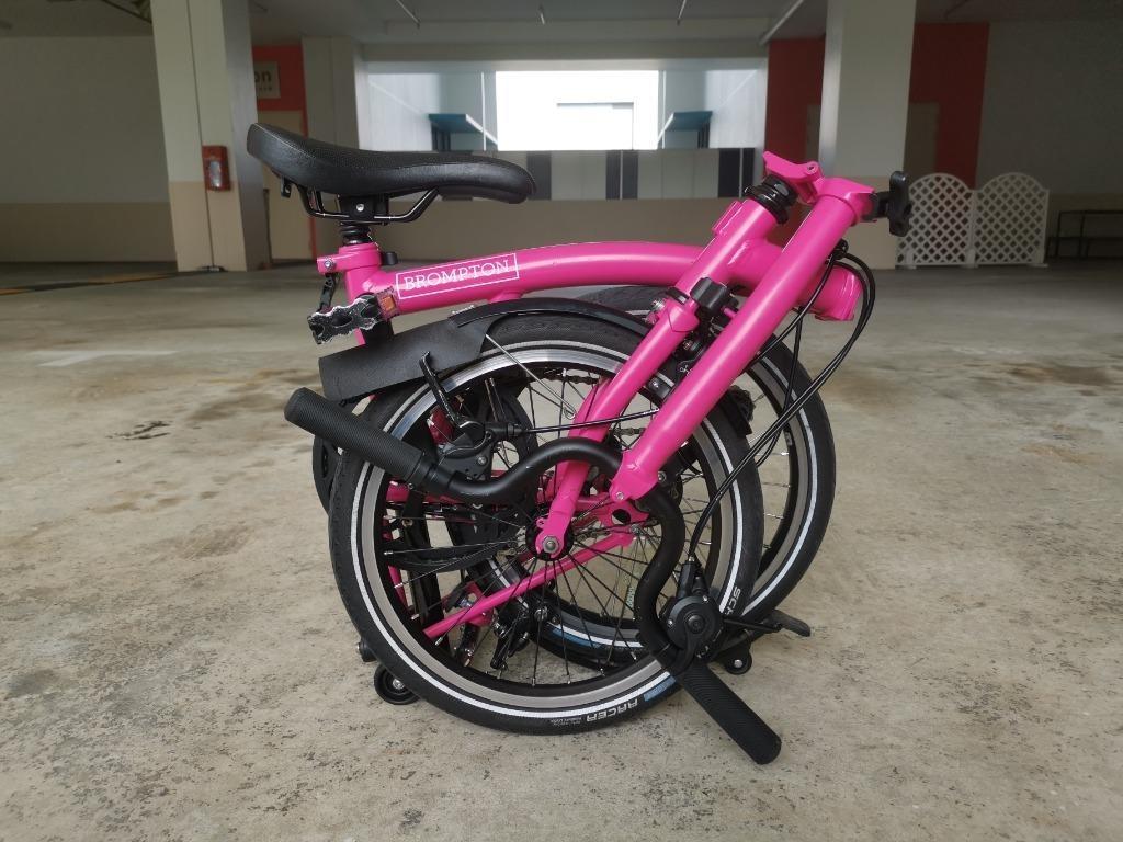 Brompton pink deals black edition