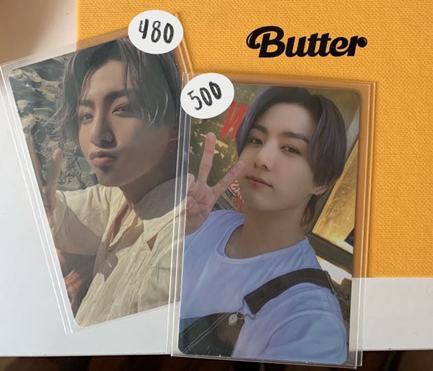 BTS butter jungkook peaches pob photocard pc, Hobbies & Toys, Memorabilia & Collectibles, KWave