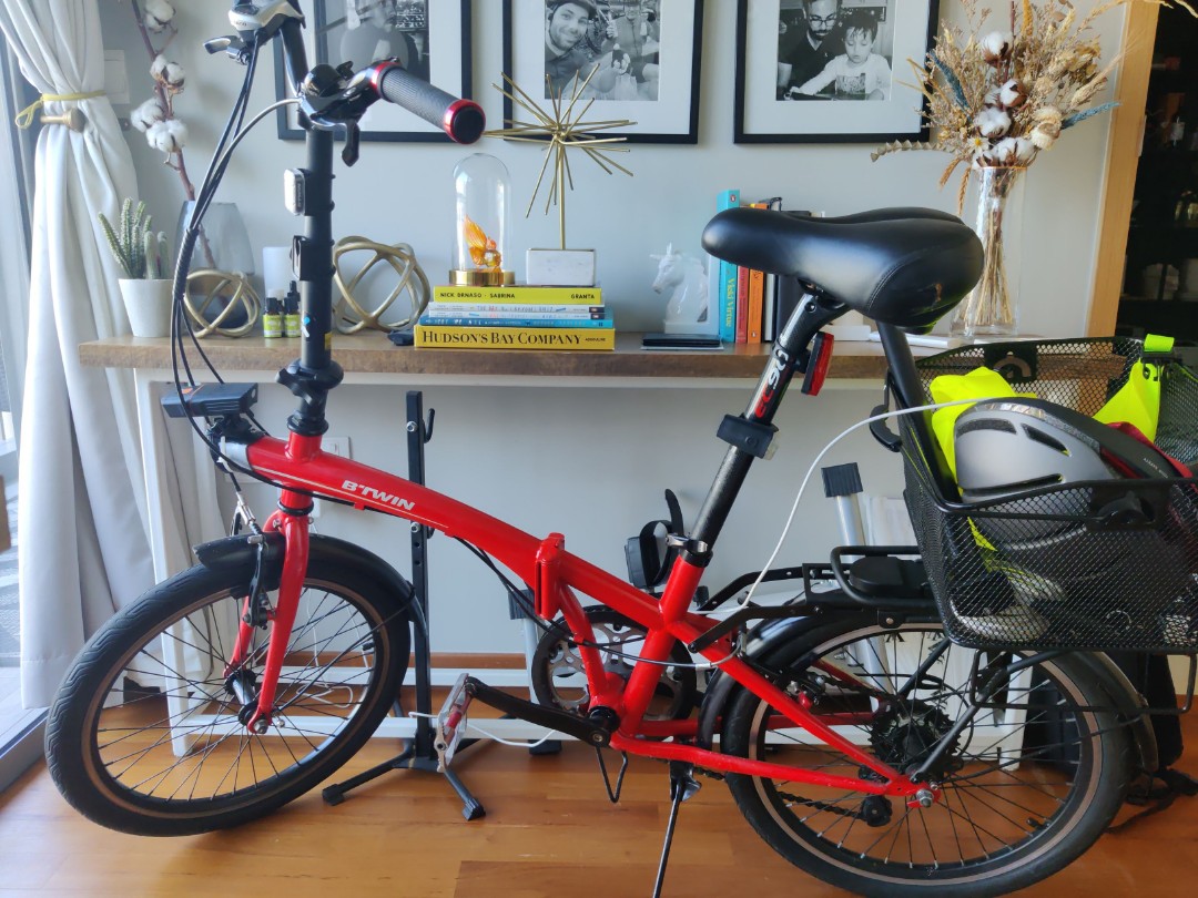 BTwin Red Bike, Sports Equipment 
