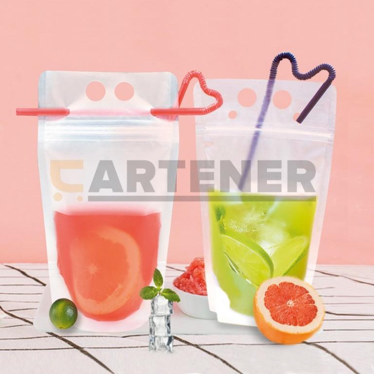 Bundle of 20 500ml Disposable Pouch Bags Smoothie Pouches Reusable