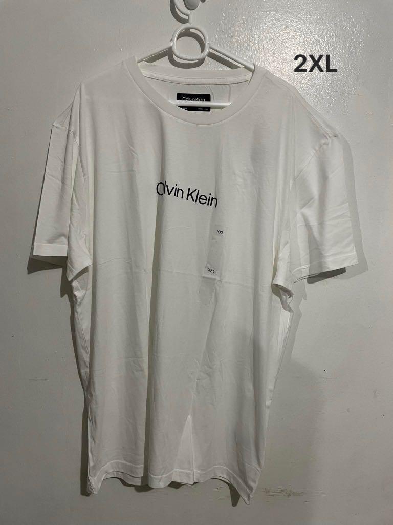 Calvin Klein CK Tshirt for Men in US Size 2XL, Men's Fashion, Tops & Sets,  Tshirts & Polo Shirts on Carousell