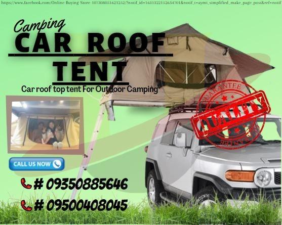 Car Roof Tent For Camping And Outdoor (Without Side Wall), Sports  Equipment, Hiking & Camping On Carousell
