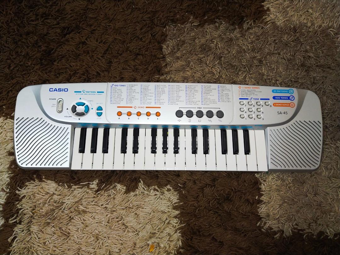 Casio keyboard hotsell sa 45
