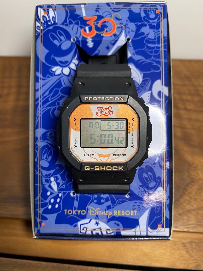 Casio Tokyo Disney 30周年G-SHOCK DW-5600VT, 男裝, 手錶及配件, 手錶