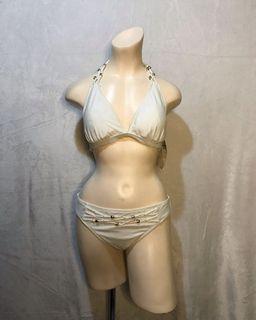 Chain Padded 2 Piece Bikini Swimsuit Swimwear